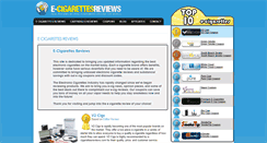 Desktop Screenshot of e-cigarettesreviews.com